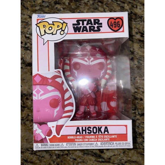 Funko - POP Star Wars: Valentines S2- Ahsoka Brand New In Box - Picture 3 of 8